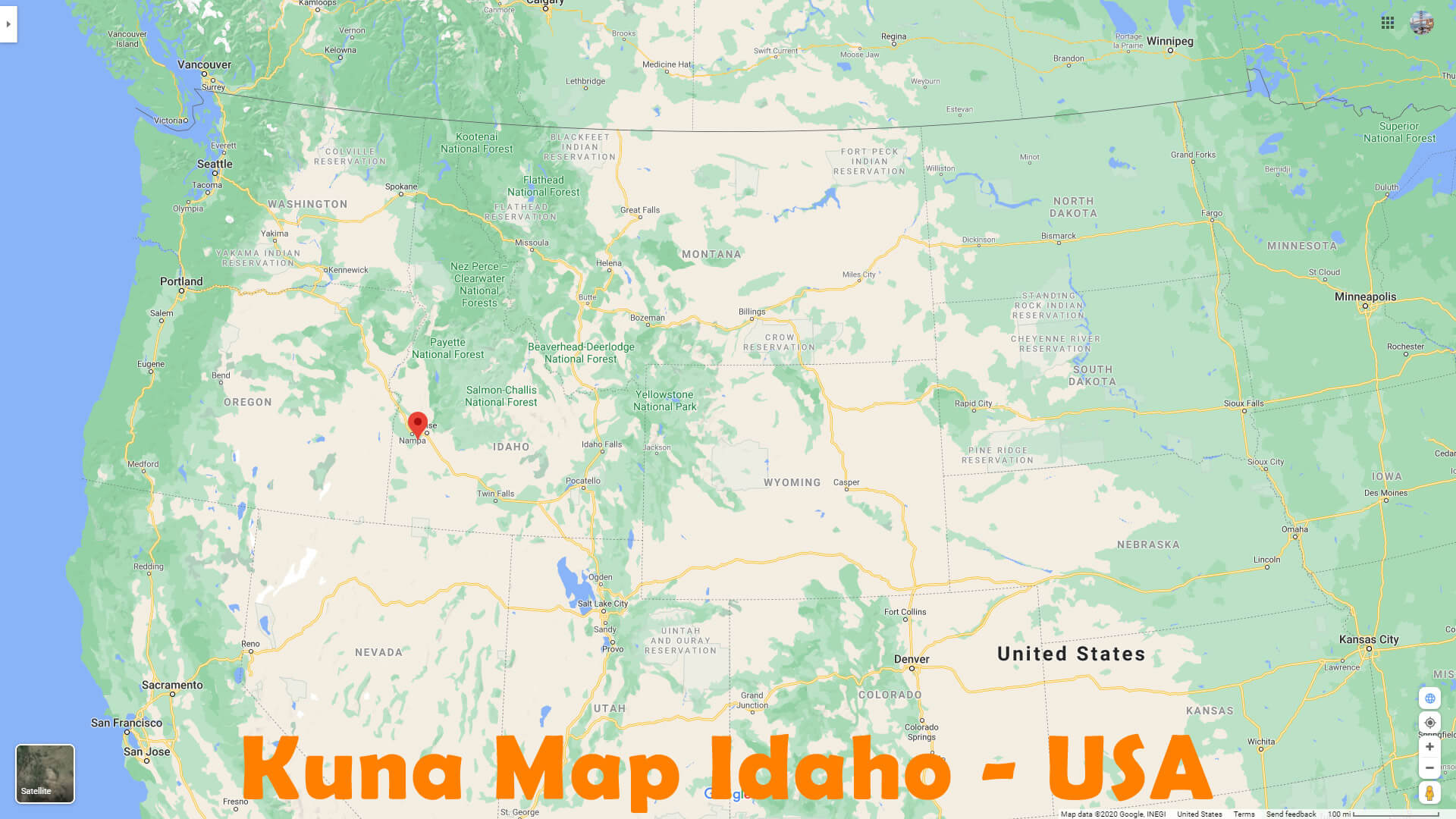 Kuna Carte Idaho   EUA